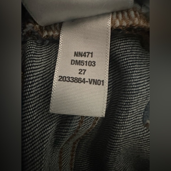 Madewell Mid Rise Kick Out Crop Jeans Blue Size 27 - Picture 9 of 13